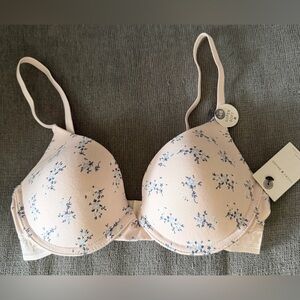 Lucky Brand Super Soft Floral T-Shirt Bra 34B
